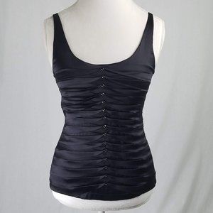 CACHE: Black Satin Camisole